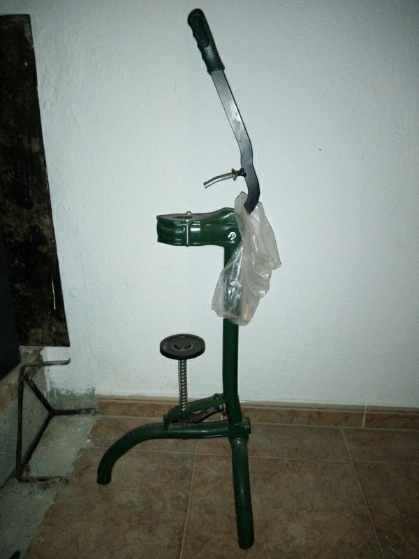 Embotelladora de botellas de vidrio.