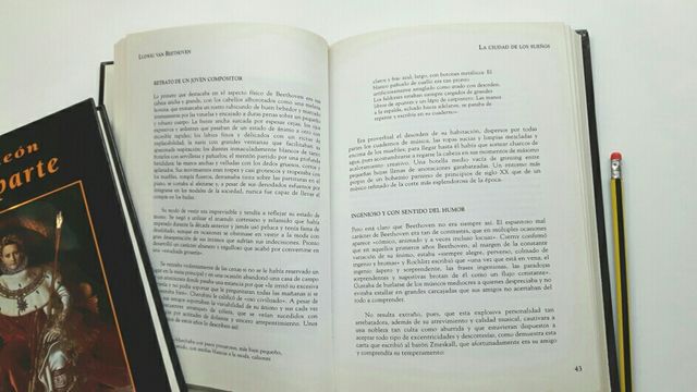 Libros Napoleón y Beethoven