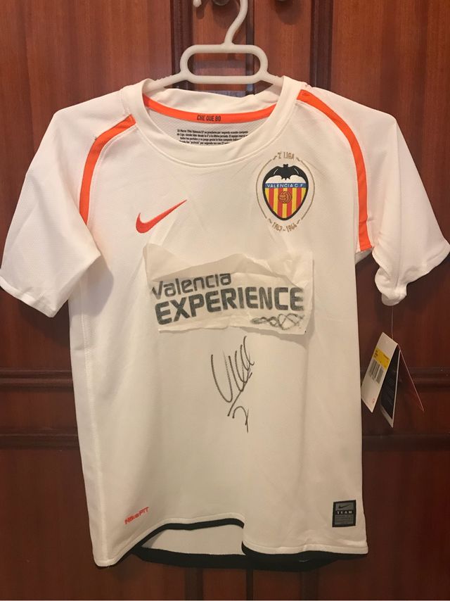 Camiseta valenciacf DAVIDVILLA firmada talla NIÑO