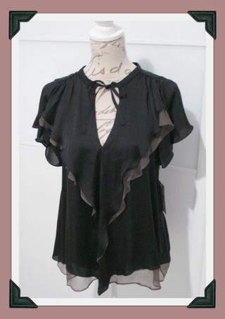 Camisa negra de Camisas para Mujer de Zara | FASHIOLA.mx