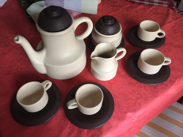 Juego cafe tazas lechera jarra