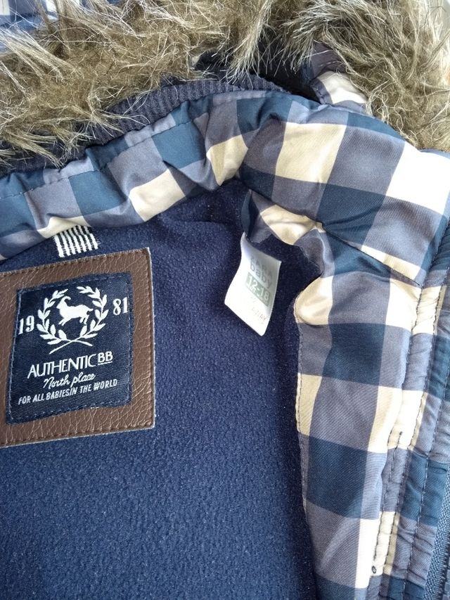 Cazadora de invierno niño 82cm