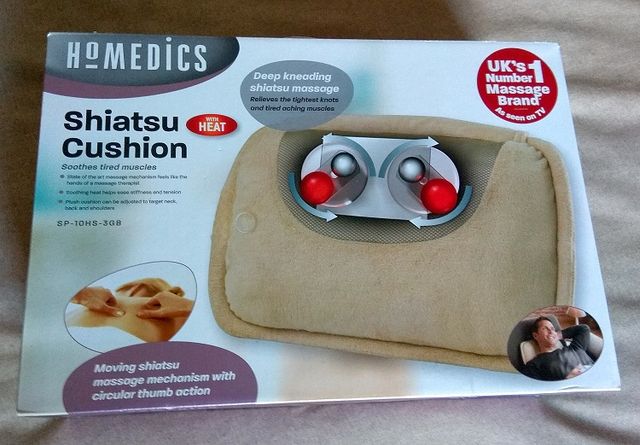 Cojín Shiatsu HoMedics SP10H con calor, nuevo