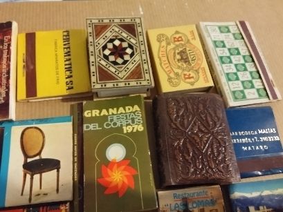 Colección 60 cajetillas cerillas años 60