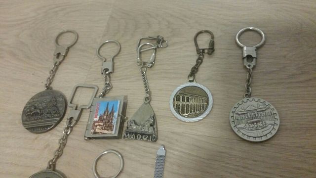 Lote llaveros ciudades