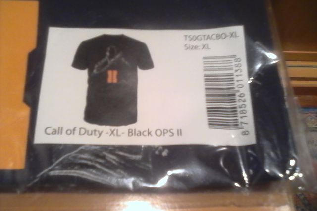Camiseta Call of Duty Black Ops II talla XL nueva