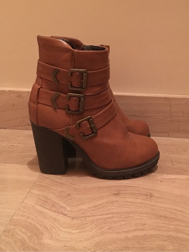 Botas tacón marrones Marypaz