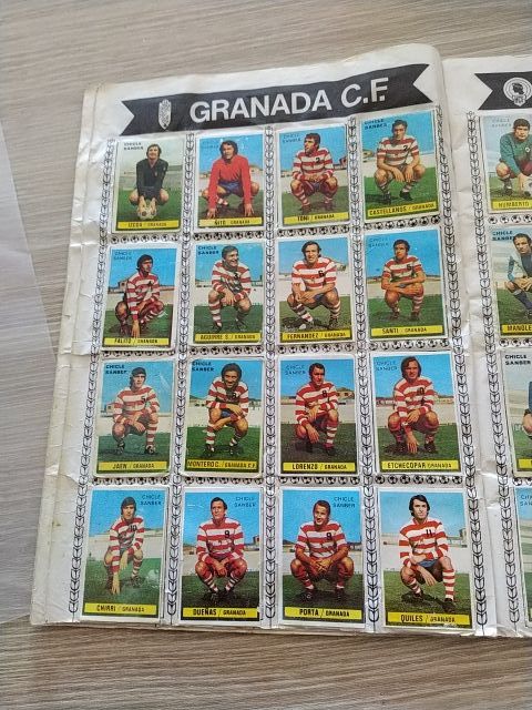 album fútbol cromos 1974