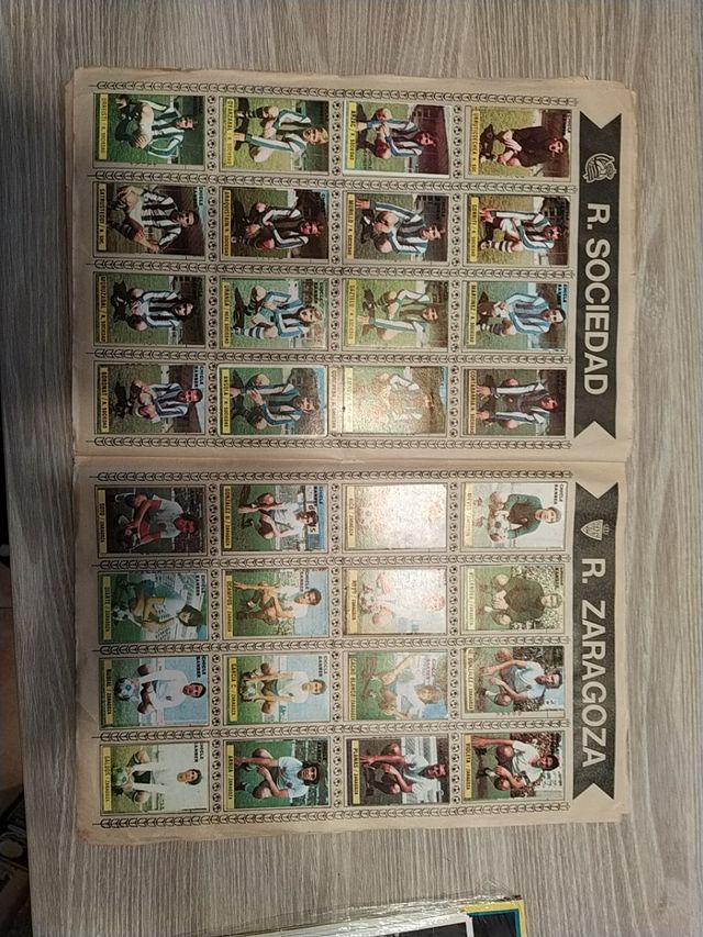 album fútbol cromos 1974