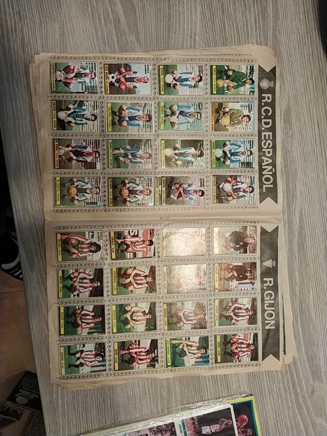 album fútbol cromos 1974