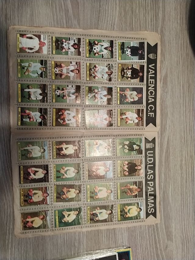 album fútbol cromos 1974