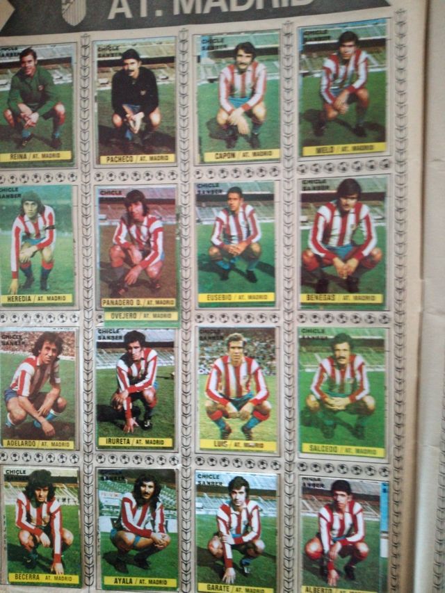 album fútbol cromos 1974