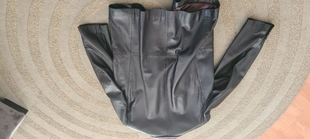 Americana piel blandita negra