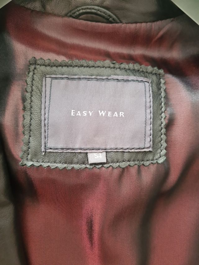 Americana piel blandita negra