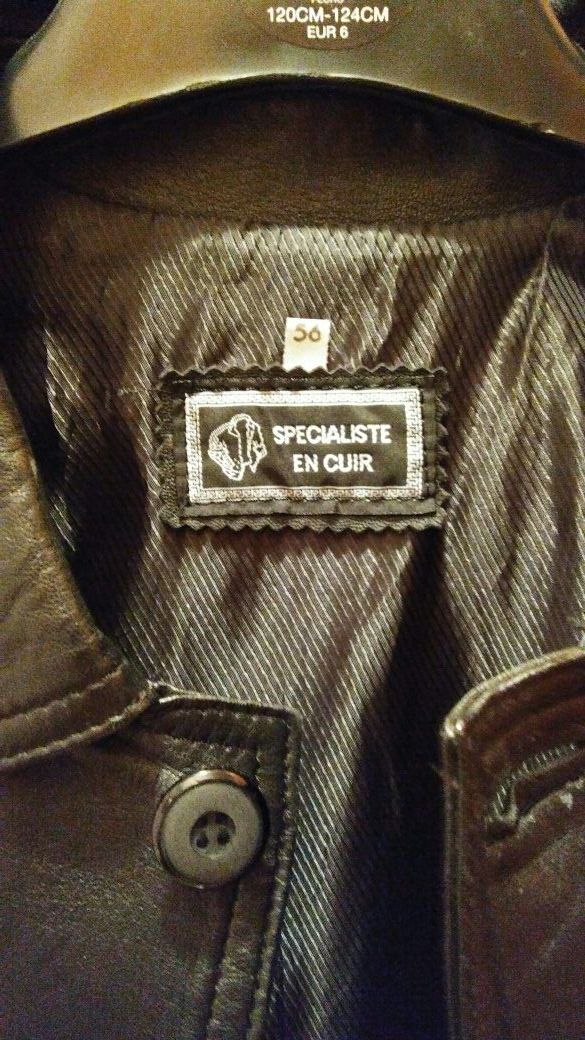 Chaqueta piel hombre