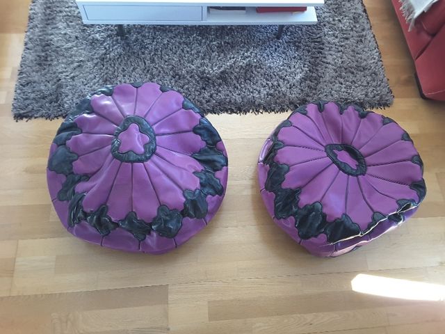 Puffs árabes artesanales