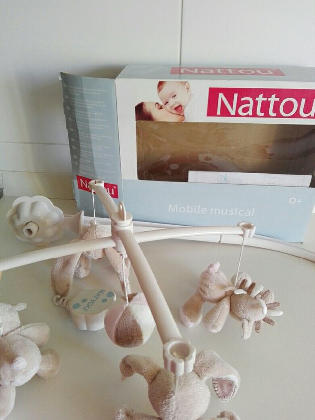 Carrusel musical cuna bebe