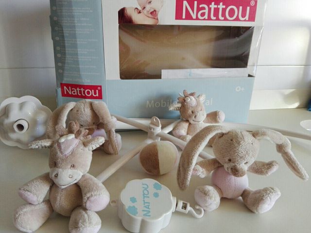 Carrusel musical cuna bebe