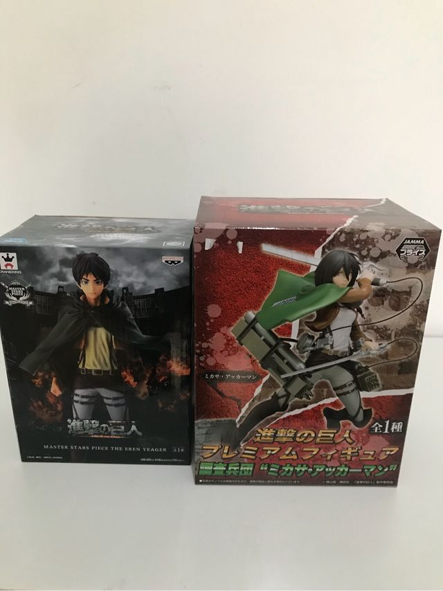 Figuras Eren o Mikasa