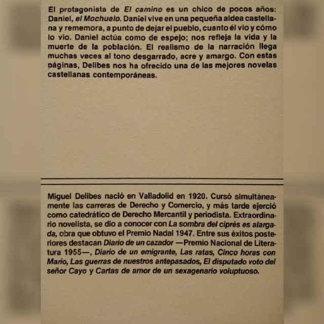 El camino - Miguel Delibes