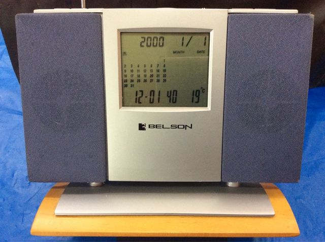 Radio Reloj BELSON a pilas