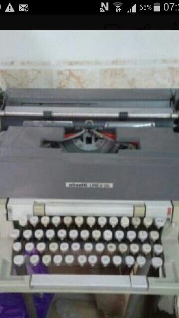 Máquina de escribir vintage.