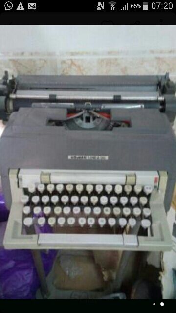 Máquina de escribir vintage.