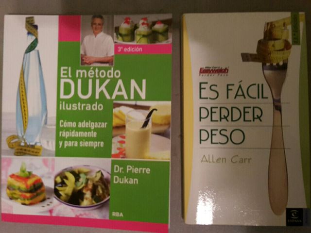 lote de 2 libros adelgazar