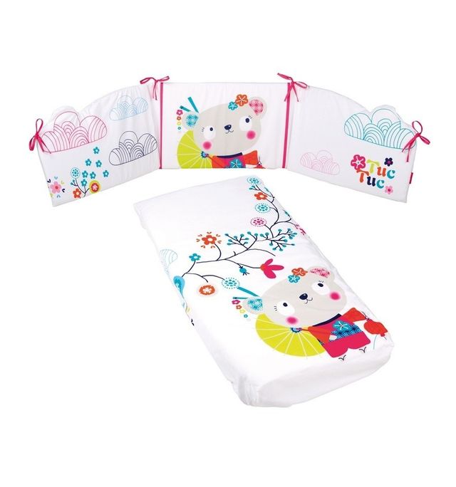 Conjunto edredón y chichonera Tuctuc