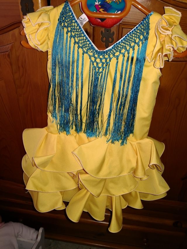 traje de flamenca niña
