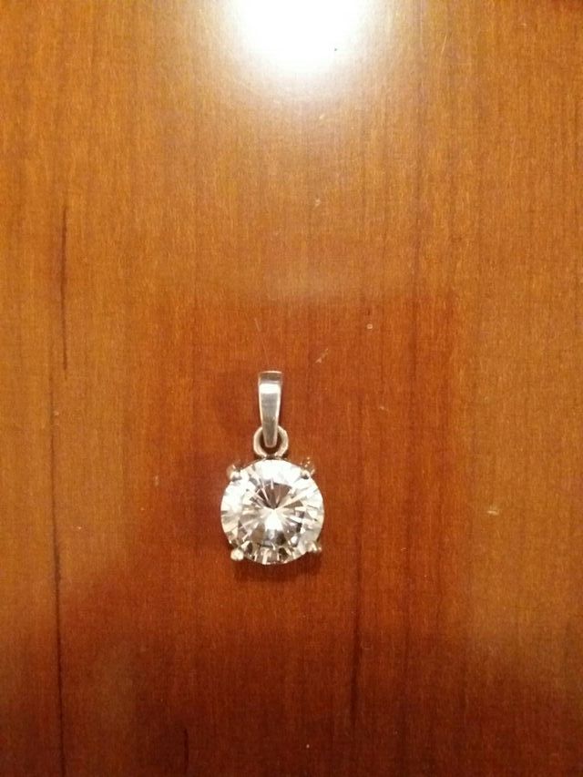 Colgantes plata y circonita