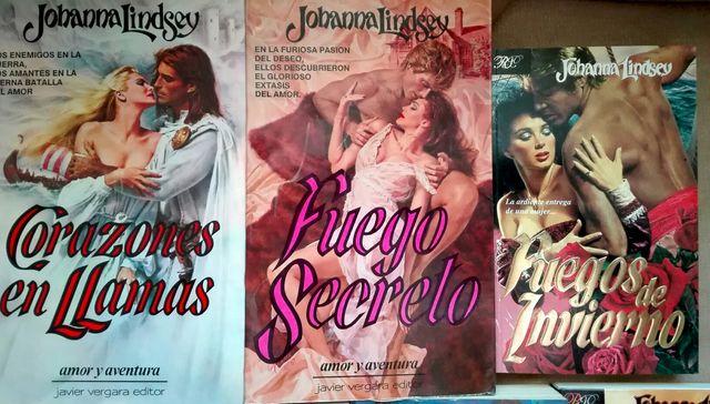Novela romántica bolsillo de johanna Lindsey