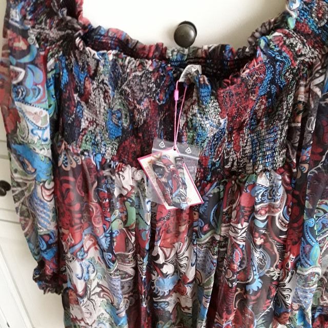 vestido gasa Holy preppy L