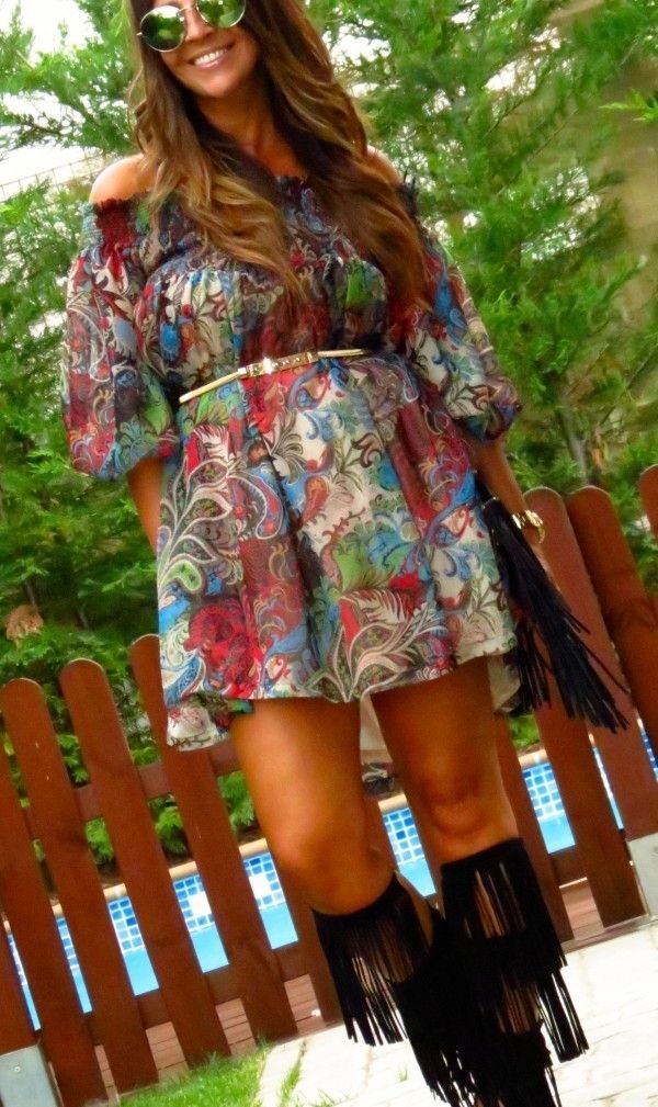 vestido gasa Holy preppy L