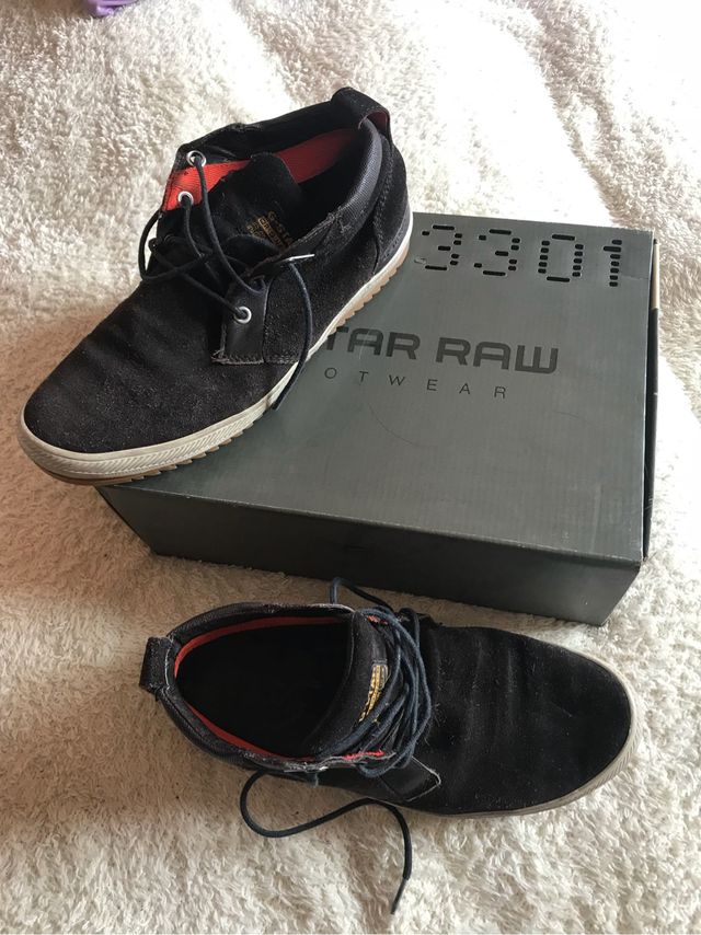 Semibota de ante negro G-STAR