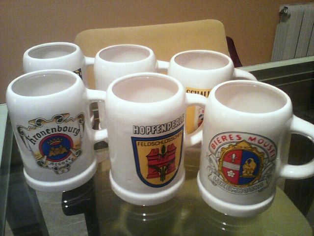 juego de 6 jarras de cerveza