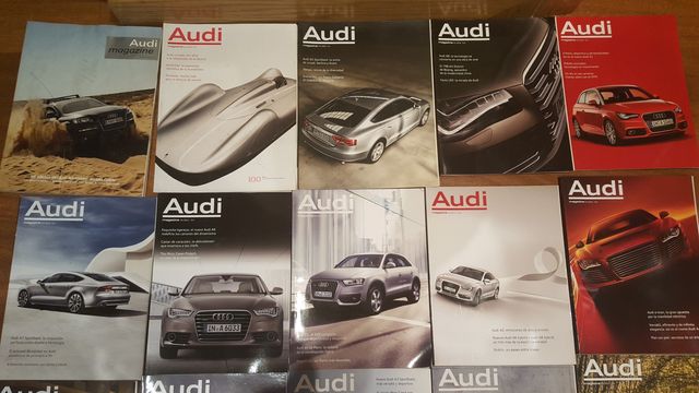 Lote revistas Audi Magazine desde 2009 a 2014