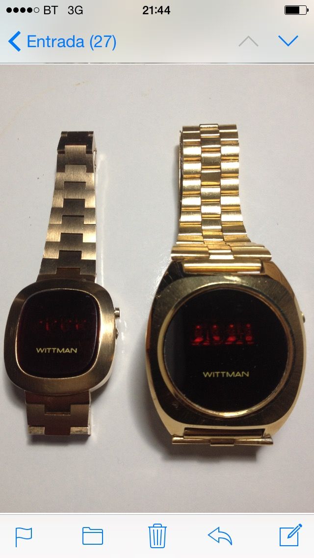 Reloj led años 70/80 wittman