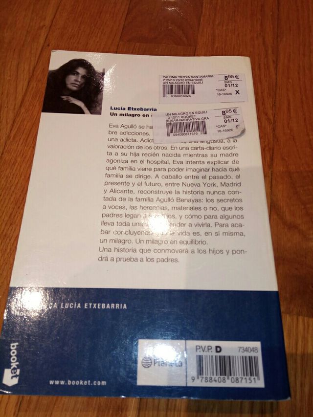 Libro "Un milagro en equilibrio"