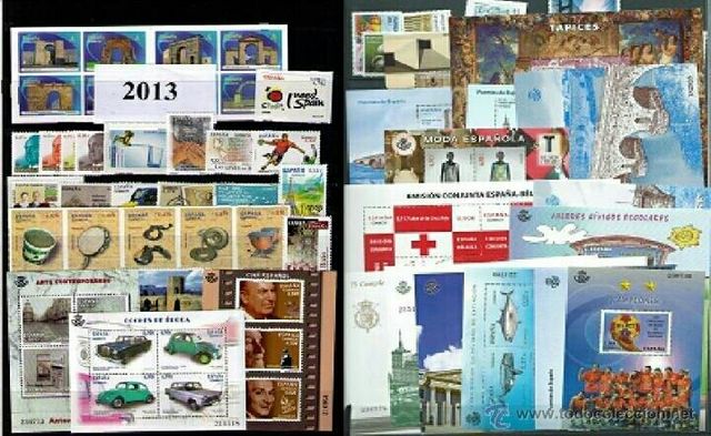 SELLOS DE ESPAÑA, AÑO 2013