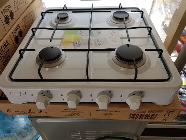 Cocina sobremesa gas butano de segunda mano por 52 € en Madrid en ... Cocina sobremesa gas butano de segunda mano por 52 € en Madrid en ...