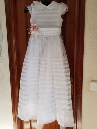 VESTIDO PRIMERA COMUNION BLANCO de segunda mano por 95 EUR en Azuqueca de  Henares en WALLAPOP