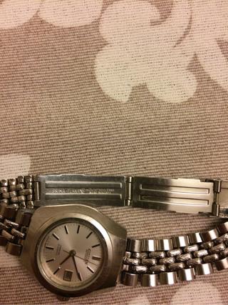Montre Automatique Vintage Années 40/50 Sans Marque - Cadran Noir Et Doré, Acier Plaqué Or, Occasion