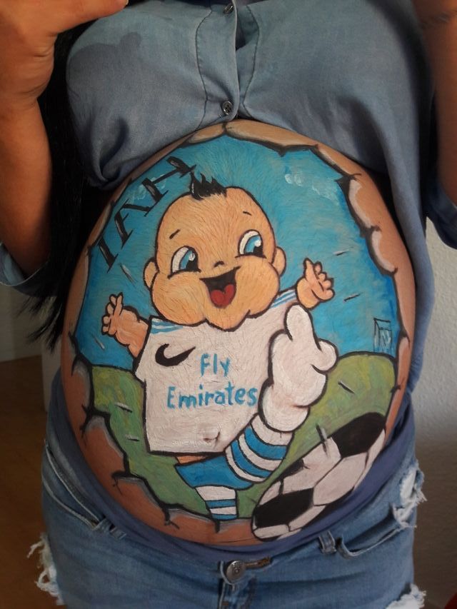 Dibujo/pinto tripa embarazada