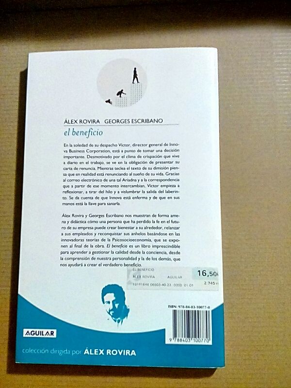 El beneficio. Àlex Rovira