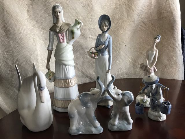 Figuras porcelana pack 7