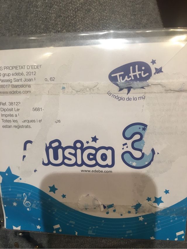 CD audio música 1,2,3 primaria