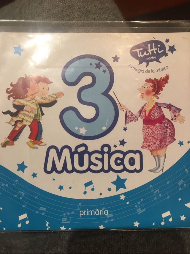 CD audio música 1,2,3 primaria