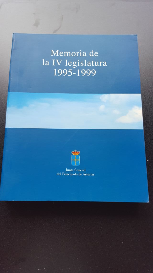 Libro Memoria 4º Legislatura Asturias