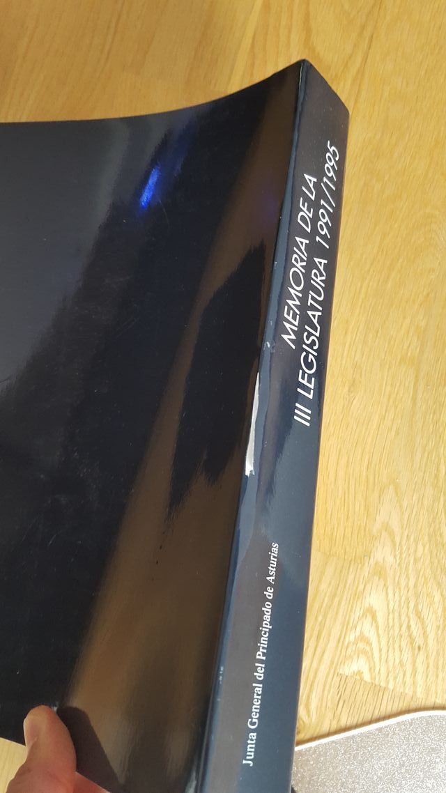 Libro Memoria 3º Legislatura Asturias
